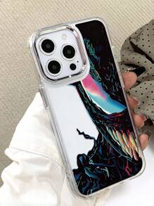 Soft Case Cover With Perforated Cartoon Pattern Compatible With Iphone, Anti-Drop, Marvel Design