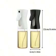 1pc Kitchen Olive Oil Pump Spray Oil Bottle, Air Fryer Control Oil Spray Edible Oil Spray Bottle - Multicolor - View 2