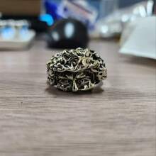 破碎的大卫银戒指 - 米开朗基罗的大卫戒指 - 意大利雕像大卫艺术戒指