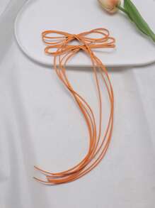 2 件/套纯色仿麂皮鹿角蝴蝶结发夹，别致的芭蕾舞者风格女孩发饰，适合日常、派对、旅行、约会佩戴