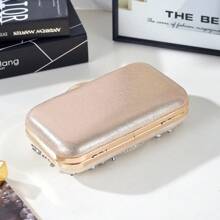 Fashionable European And American Sparkling Rhinestone Decorated Evening Bag, Bridal Wedding Clutch, Cross-Border Popular Bag