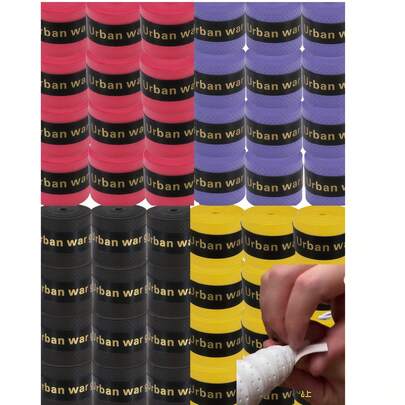 Racket Grip Tape, Badminton Grip, Overgrip Tape, Handle Wrap, Anti-Abrasion Grip, Fishing Rod, Badminton Racket Sweat Band