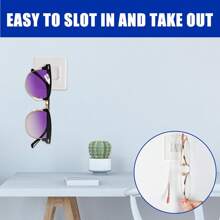 Wall Hanging Eyewears Organizers Elegant Sunglass Display Stand Sturdy Wall Holder For Multiple Glasses Accessory