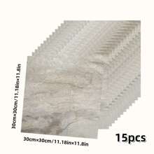 15/30pcs Thick Self-Adhesive Anti-Slip Floor Stickers, Wall Stickers, DIY Floor And Wall Decor, Waterproof Peel And Stick Tile Sticker For Living Room, Bedroom, Bathroom - Multicolor - View 20