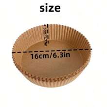 CAFELFFE 1pack/20/50/100pcs Square Air Fryer & Oven Liners, Household Baking Sheet Liner, Silicon Coated Non-Stick Oil Absorbing Paper