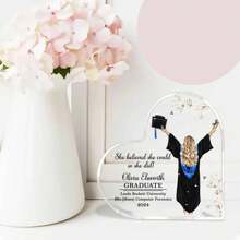 Personalized Graduation Gift, Graduation Plaque, Graduation Gift For Her, Graduation Gift For Daughter, Graduation Gift For Granddaughter Gifts Birthday, Multi-Functional, Adjustable, Cute, Comfortable, Stylish, Adorable, High-Quality, Ideal Gifts For Him, Ideal Gifts For Her, Her, Girlfriend, Dining Room, Bathroom, Living Room, Bedroom, School, Office, Tea Room, Home, Garden, For Valentine's Day, For Anniversaries, For Weddings, For Children's Day, For Birthdays, For Father's Day, For Graduation, For Housewarming,Home Refresh - Multicolor - View 5