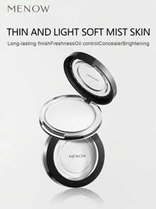MENOW 哑光薄纱定妆粉控油持久定妆粉干皮油性皮肤彩妆大白饼 - 3#natural color - 查看 2