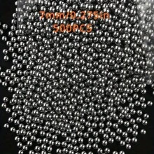 Easytoday 500pcs 6/7/8mm Slingshot Hunting Archery Ball High Carbon Steel Ball Precision Polished Quenched