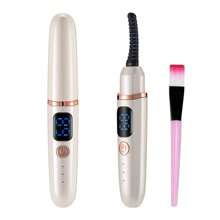 这款加热睫毛夹配有电量指示灯、3种温度模式、LED显示屏，并可通过USB充电，是一款实用的美妆工具。这款加热睫毛夹是送给女性的完美圣诞礼物。为了达到最佳效果，建议先化眼妆。对于浓密或较硬的睫毛，请等待温度调节至合适的设置。如有需要，可调高温度。