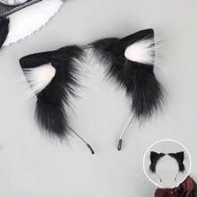 1 件装猫耳朵头带角色扮演女士发带服装装扮可爱发饰 - 彩色 - 查看 8