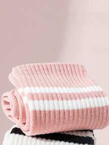 1 Paar Damen Yoga/Pilates/Fitness/Gymnastik Socken mit Rutschfester Sohle, geeignet für den täglichen Gebrauch im Frühling & Sommer, Länge bis zur Mitte des Schienbeins