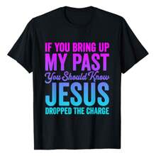 You Should Know That Jesus Dropped T-Shirt Women's Plus Size Graphic Tee - màu đen - Xem 1