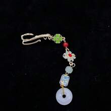 8pcs Chinese Style Zinc Alloy Qipao Decorations, Tassels Brooch, High-End Peony & Double Happiness Chinese Hanfu Accessories Dress Accessories Pin For Clothes Bag Charm School Office Accessories Shirts Jacket Jewelry Christmas Halloween Clothes Pin Funny Cute Teacher Gifts Costume Accessories Bag Charms