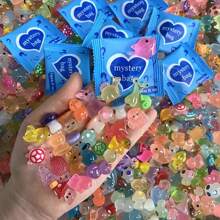 6/18/36/50pcs Glow-In-The-Dark Miniature Surprise Blind Bags, Resin Luminous Animal & Mushroom Pendants, Mystery Bags For DIY Jewelry, Crafts, Party Favors