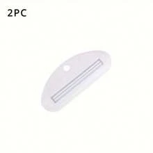 2pcs Toothpaste Squeezer: Manual Toothpaste Dispenser, Multi-Functional Bathroom Accessory - Made Of Plastic Home Bathroom Decor Summer