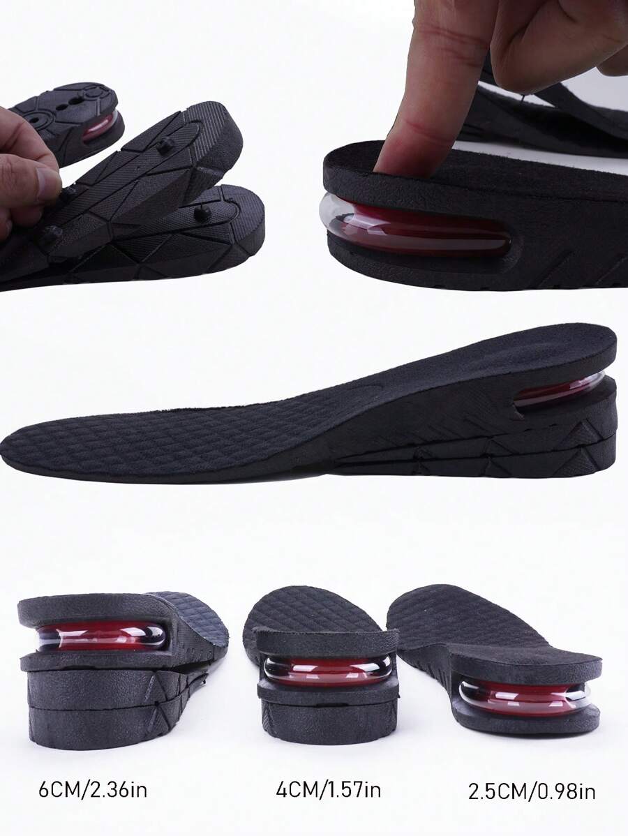 QKC Luftkissen Einlegesohlen, unsichtbarer Höhenzuwachs Stoßdämpfer, Geschenk für Männer und Frauen, Weihnachten, Neujahr, Valentinstag