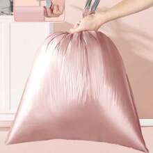 Ice Berry Thick Drawstring Garbage Bags, Extra Heavy Duty Household Kitchen Trash Bags, Student Dorm Liners