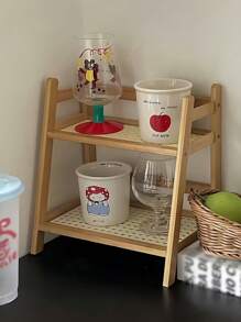 1 Ins Air Cup Storage Rack Multi-Layer Desktop Clutter Storage Rack Dormitory Kitchen Organizer