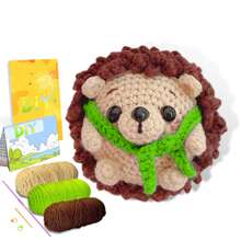 DIY Bathing Capybara Doll Crochet Kit For Beginners, Amigurumi Stuffed Plants - Gift Animal Crochet Starter Kit All-In-One Complete Crochet Kit Learn To Crochet Sets With Instructions And Step By Step Video Tutorials - Multicolor - View 1