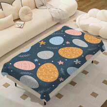 1pc Easter Tablecloth With Rabbit & Egg Design, Suitable For Spring/Summer Decoration, Easter Gift, Indoor/Outdoor, Easter Party & Home Decor, Easter Decorations, Farmhouse Decor - Multicolor - View 15