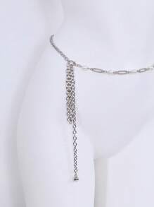 DIY Crystal Chain With Pearl Decor Waist Belt, Straps & Shoulder Strap For Dresses, Luxury Elegant Fashion Accessory' - Multicolor - View 11