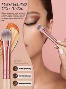 6/30/49件套化妆工具套装，包含：1个多功能拉链防水化妆包+30支化妆刷套装+2个化妆海绵+2个迷你化妆海绵+2个三角粉扑+2个迷你气垫粉扑+1个发圈+2个手碗挂绳+2个化妆刷清洁工具+2个洁面海绵+2个气垫粉扑+1个面膜刷 - 彩色 - 查看 8