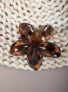 2个装女士极简豹纹焦糖色亚克力花朵发爪夹，优雅百搭，适合休闲、派对和日常佩戴，是卷发造型的理想之选，也适合秋季和旅行。这款发爪夹是送给女性的完美礼物，也是送给她们的礼物，非常适合作为圣诞礼物或成人礼物。它也是送给女性的礼物，是送给她们的礼物创意，也是送给她们的美容圣诞礼物。