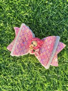 1 件扇贝鱼鳞美人鱼系列发夹，适合日常穿着、节日派对、礼物、情人节、返校和毕业装饰 - 彩色 - 查看 8