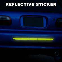 Car Sticker Reflective Warning Safety Tape Anti Collision Warning Reflective Stickers Automobile Trunk Reflectante Accessories