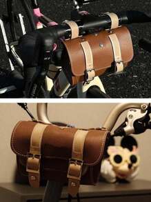 Retro Bicycle Bag Universal Front/Rear Models Mountain Bike Commuter Single Bike Decor Bag Riding Accessories - Multicolor - View 5