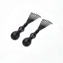 3pcs/2pcs/1pc Black Comb Cleaner Air Bag Massage Comb Cleaning Brush Home Air Cushion Massage Comb Cleaning Claw Cleaning Tool Comb Brush Untangle,Hair Brush,Comb,Hair Tools,Hair Products And Accessories For Barber Salon Beauty Travel Essentials