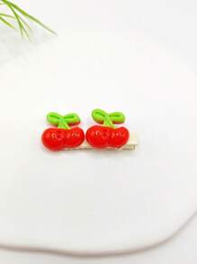 New Arrival Popular Resin Fruit Hairpin Cute Side Clip Bangs Clip Alligator Clip Fruit Lemon Casual Cute Elegant ABS Plastic Hairpin Clip, Suitable For Autumn, Winter, Summer, Spring