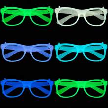 5 Pcs Luminous Glasses, Party Decorations, Bars, KTVs, Dance Parties, Glowing Photography Props, Color Changing Cold Light Glasses Frames - Multicolor 5pcs - View 11