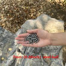 Easytoday Slingshot Hunting Archery Ball 100pcs 5/5.5/6/7/7.5/8/8.5/9/9.5/10/11mm High Carbon Steel Ball Precision Polished Quenched - Multicolor - View 18