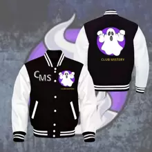 CHAMARRA CLUBMISTERI NEGRO UNITALLA CLUB D MISTERIO CON LOGOS ORIGINALES FOTO DE MUESTRA