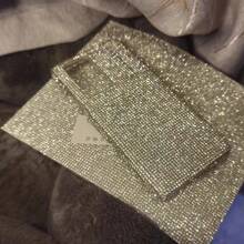 Bling Rhinestone Crystal Sticker Decal Sheet DIY Self-Adhesive Diamond Ribbon DIY Decoration Sticker Car Tablet Phone Decor - White - View 6