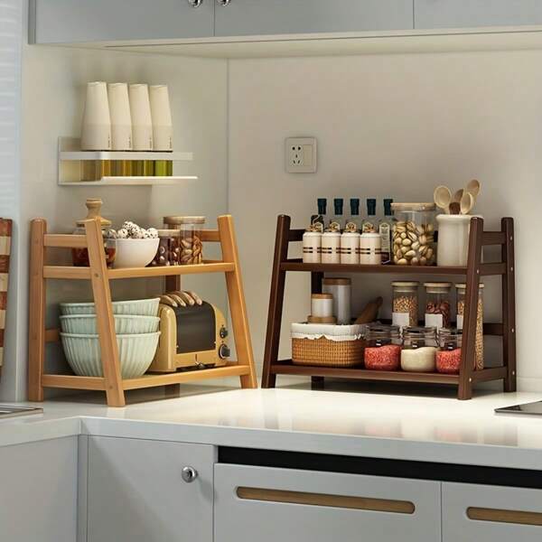Prateleira de temperos multifuncional minimalista para cozinha, pequeno organizador de condimentos de mesa com várias camadas para armazenar óleo, sal, molho e vinagre