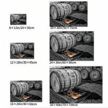 Black And White Retro Bourbon Barrel Pouring Wine Processing Posters Poster For Room Aesthetic Posters & Prints On Canvas Wall Art Poster For Room Decoration Wood Frame, Ready To Hang - 彩色 - 查看 4
