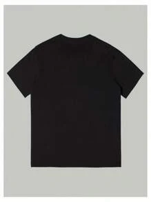 Brown Sugar Youngsters Graphic T-Shirt For African American Women - 100% Cotton Casual Short Sleeve Tee With Golden Lettering & Geometric Print, Round Neck Comfort Fit, Machine Washable, Sizes S-XXXL, Everyday Comfort |   Playful Design |   Soft Texture - 黑色 - 查看 3