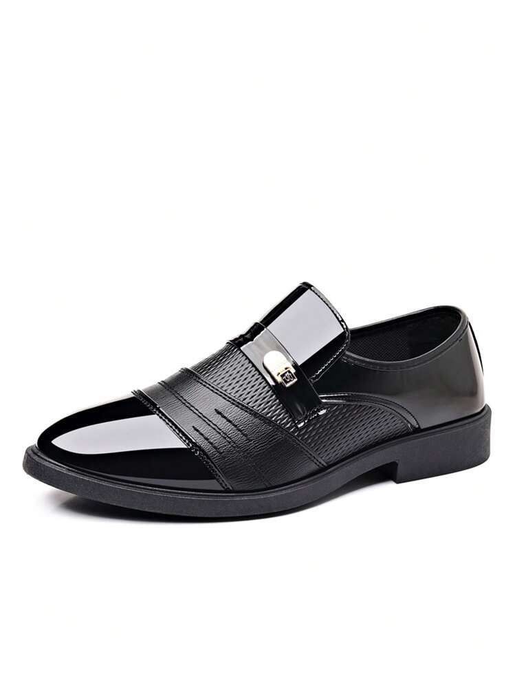 amazon mens black dress shoes KaLI_store Mens Dress Shoes Mens Dress Shoes Oxford Formal Shoes Leather  Derby Mens Wedding Shoe,Black