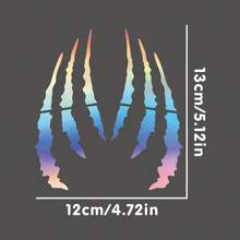 Motorcycle Helmet Monster Claw Scratch Sticker: Waterproof, DIY Racing Decoration - one-size - View 15
