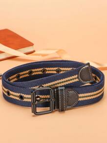 1 Pc Unisex Nylon Breathable Canvas Belt, Casual Fashion Classic Nylon Material Outdoor Casual Jeans Webbing, Suitable For Halloween