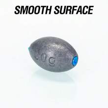 10Pcs Fishing Sinkers Olive Shape Fishing Accessories 5G/7G/10G/15G/20G/30G Fishing Lead Weight Plastic Core For Long Casting