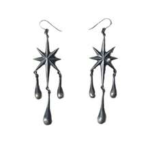 1 Pair Metal Sunflower Teardrop Pendant Earrings, Suitable For Women's Daily/Party Wear