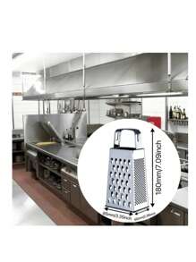 Ralador em Inox para Legumes Queijos Fatiador de Embutidos 4 - Prata - Visão 4
