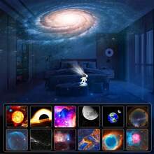 Planetarium Projector, Starry Sky Projector, Milky Way Light, 360 ° Rotating Milky Way Projector, Milky Way Luminous Projector, Ceiling Suitable For Family And Friends, Home Bedroom Living Room Decoration, Birthday And Christmas Gifts