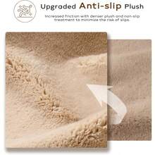 Ashler HOME DECO - Alfombra de piel de conejo sintético ultra suave, alfombra de área para recámara, piso, sofá, sala de estar, alfombra decorativa, color blanco, 2 x 3 pies - Beige - Ver 4