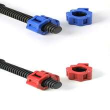 قامط سريع الإطلاق للأثقال، أكمام سريعة القفل للبار 3 سم والأثقال، تركيب سهل، ملحق لياقة بدنية محمول وأنيق قطعة واحدة - متعدد الألوان - مشاهدة 3