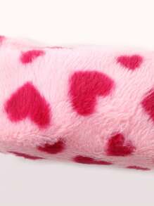 1 Stück Stifteetui in Kissenform, verschiedenfarbiges Herzdesign für Stationäraufbewahrung, verwendbar zur Aufbewahrung von Schreibstiften, Radiergummi und Linealen, Bürobedarf, wichtiger Schulbedarf für die Schulanfang