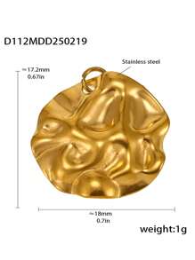 1pc Unique Stainless Steel DIY Pendant, Multiple Designs Available, Suitable As A Creative Gift For Friends